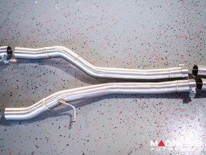 Jaguar F-TYPE Performance Exhaust System - MADNESS - 3.0L V6 - Dual Side Exit - Black Chrome Exhaust Tips Jaguar F-TYPE Performance Exhaust System - MADNESS - 3.0L V6 - Dual Side Exit - Black Chrome Exhaust Tips